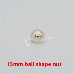 S gold spherical nut ball shape nut Decorative nuts Screw 10mm inner teeth Lighting Accessories DIY