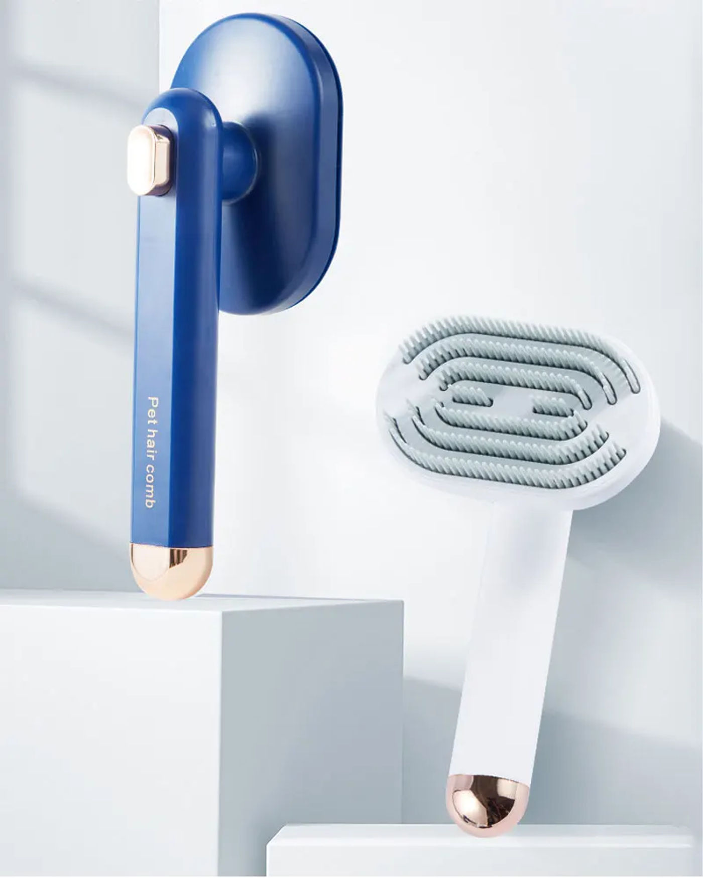 Description Picture 2 of item90 ° rotation Cat Combs Grooming Needle Brush Magic Massage Comb Pets Grooming Tools Pet Supplies For Cat Dog Cleaning Care