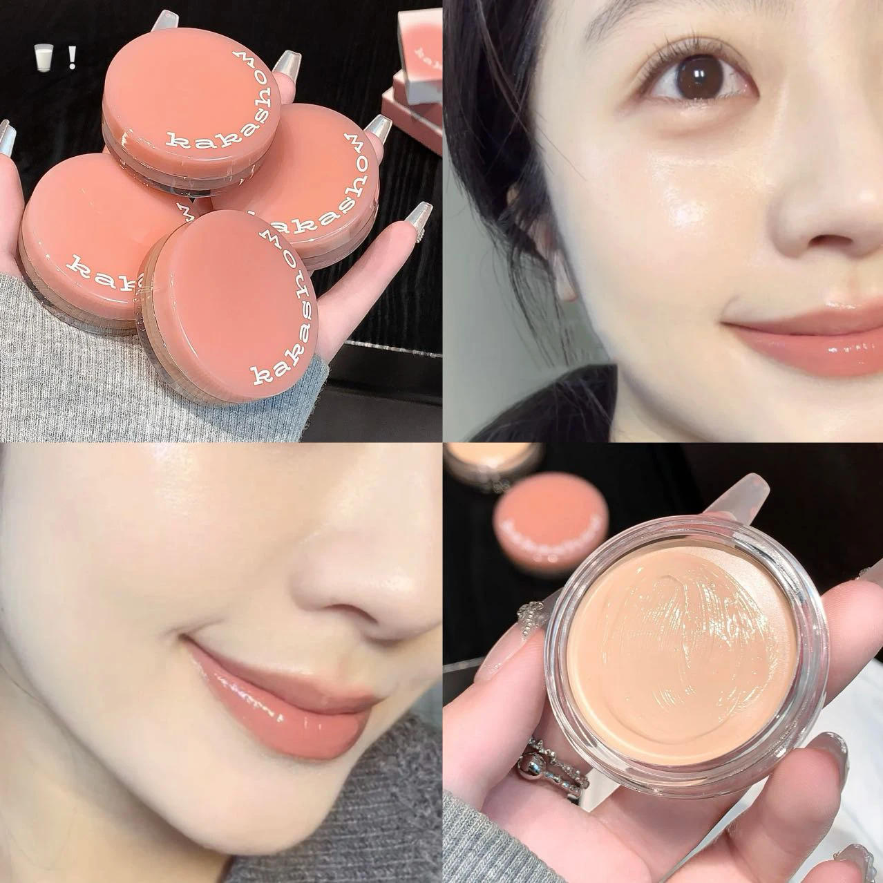 Description Picture 2 of itemSkin Tint Cream Foundation Long-Lasting Hydrating Waterproof Full Coverage Concealer Cover Acne Makeup Base Even Skin Tone