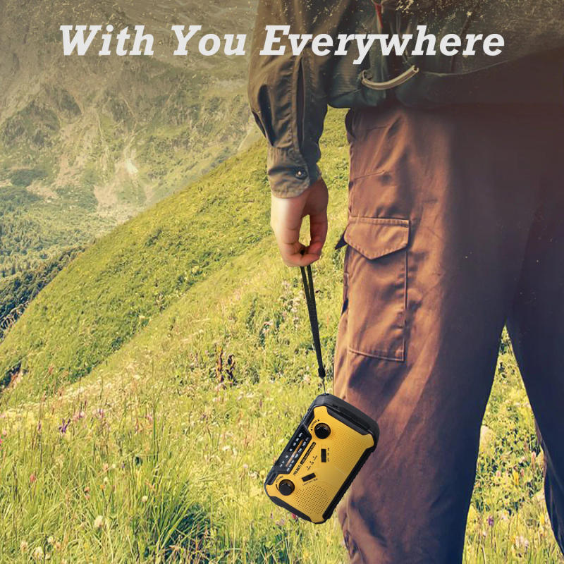 Description Picture 6 of itemEmergency Radio AM/FM Portable Radio Solor Hand Crank USB AA Batteries Rechargeable Torch Reading Lamp SOS Alarm for Emergencies