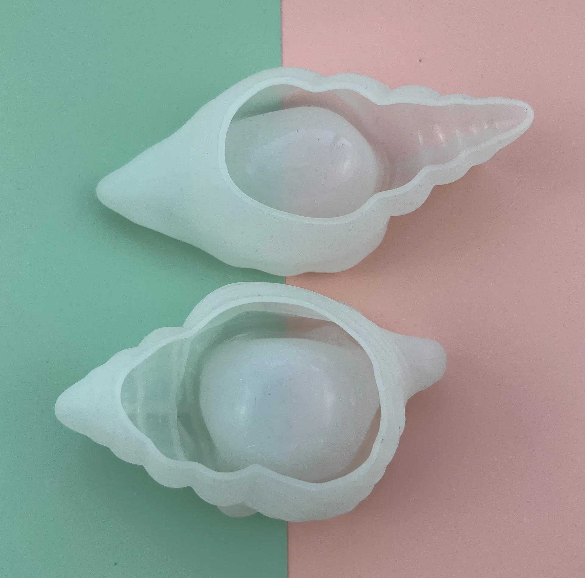 Description Picture 3 of itemConch Flowerpot Silicone Molds Concrete Gypsum Resin Mould DIY Sea Shell Secented Candle Jar Mold Storage Box Home Decor Craft