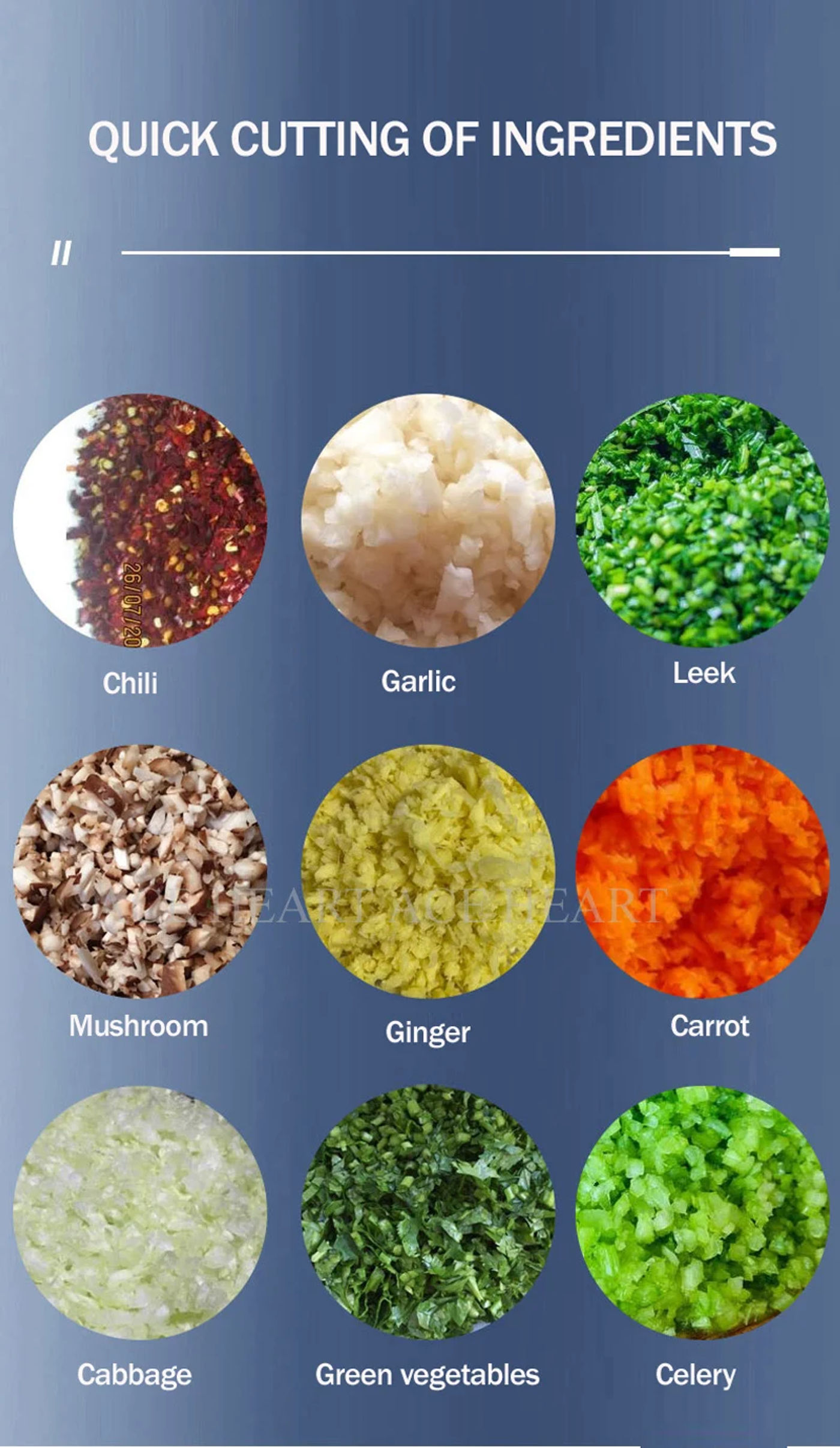 Description Picture 4 of itemElectric Bowl Type Vegetable Cutter Machine Desktop Commercial Vegetable Shredder Chili And Vegetable Pellet Chopping Machine