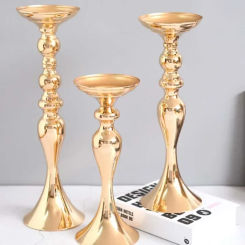 Candle Holders Christmas Decorations Wedding Centerpieces Lantern Stand Home Gold Flower Vase Table Centerpiece Event Flowe