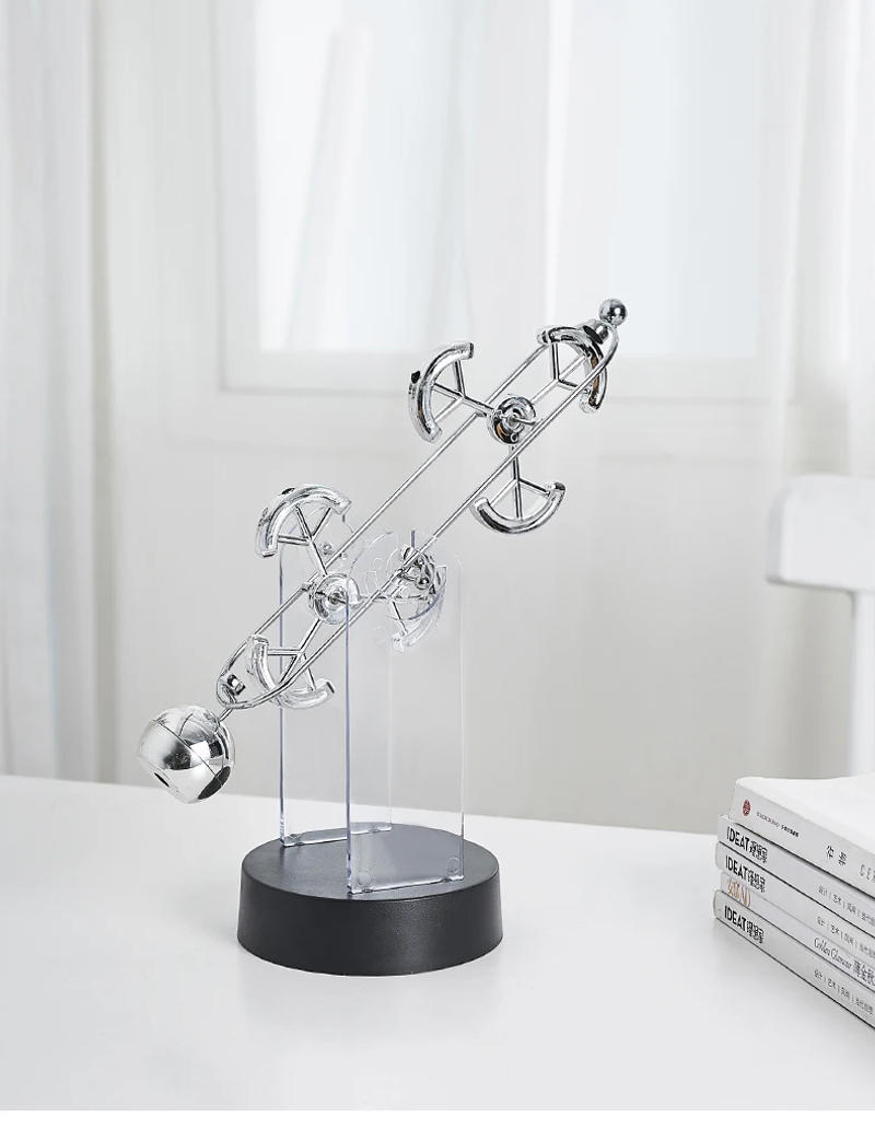 Description Picture 2 of itemPhysics Science Newton Pendulum Nordic Home Decoration Accessories Modern Metal Maglev Balance Balls Office Desk Decor Gifts