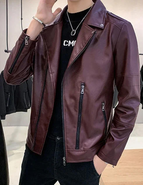 Description Picture 6 of itemOversize Men's Suit Jackets Party Coat Leather Plus Big Size Male Blazer Casual Fashionable Summer Menswear Simple Breasted 2024