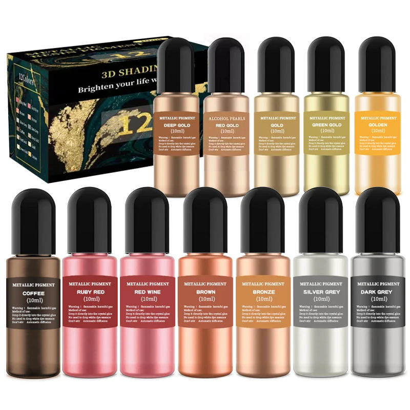 Description Picture 2 of itemCandle Dyes Kits Liquid Colorant Pigment Set Aromatherapy Soap Soy Wax Dye Candles Crafts Pigment DIY Candle Making Supplies