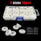 white 4 sizes 73pcs