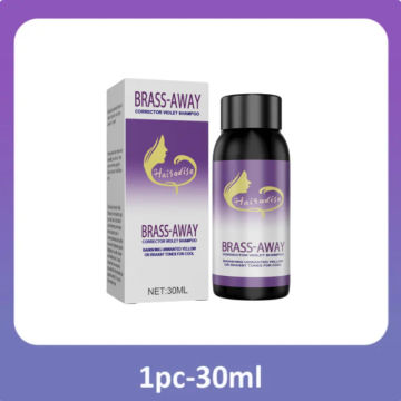 Purple Hair Dye Shampoo for Blonde to Cover Gray Non-irritating Hair Fading Yellow Bleach Gray Hair Remed Care Styling Tool