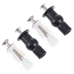 4 Pcs Toilet Connector Seat Cover Screws Lid Bolts Fixing Replacement Accessories