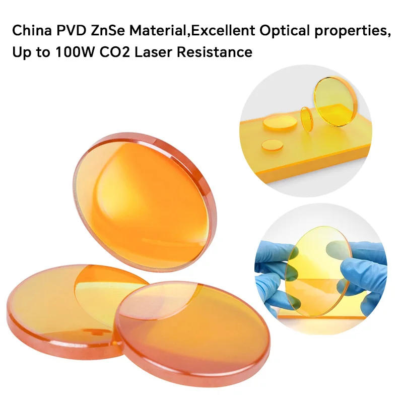 Description Picture 5 of itemCO2 Laser Lens 20mm Laser Lenses USA CVD China PVD ZnSe 15 18 19.05 FL 38.1 50.8 63.5 76.2 101.6 for CO2 Laser Engraving Cutting