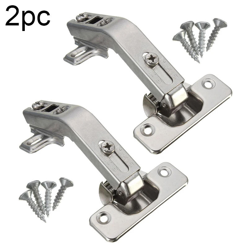 Description Picture 2 of item2pcs Corner Cabinet Door Hinges Kitchen Cupboard Combination 135 Degree With Screws Furniture Soft Close Door Hardware