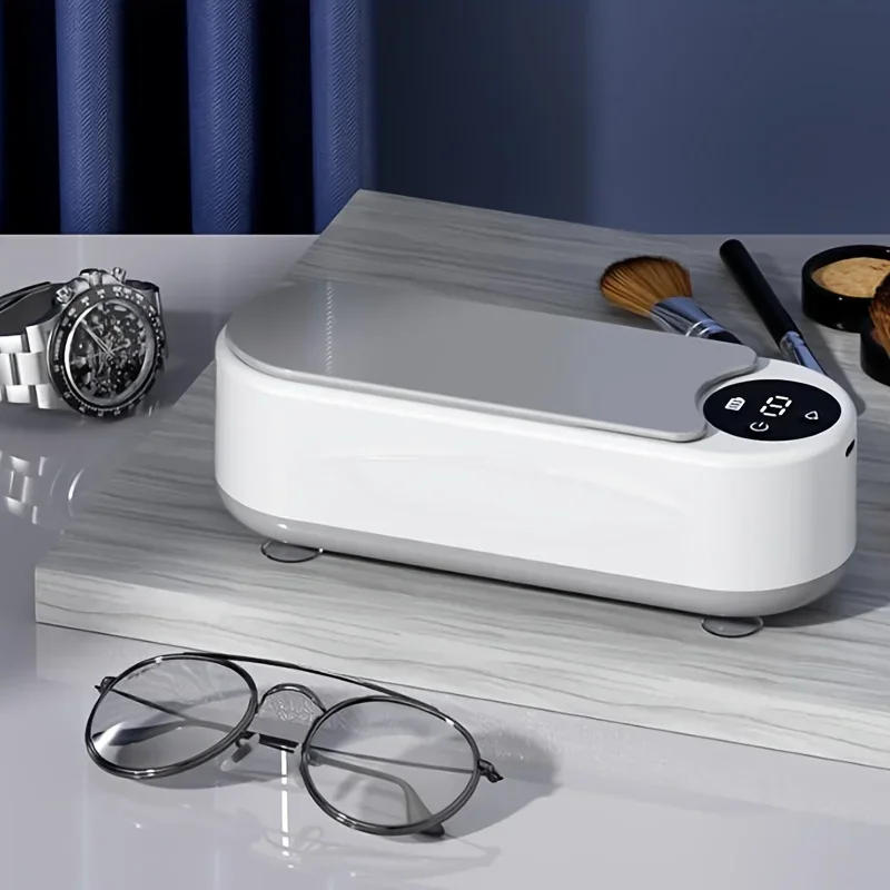 Description Picture 3 of item1pc High-Frequency Ultrasonic Glasses Cleaner Machine - Wireless Control, Multi-Purpose Cleaning for Eyewear and Accessories