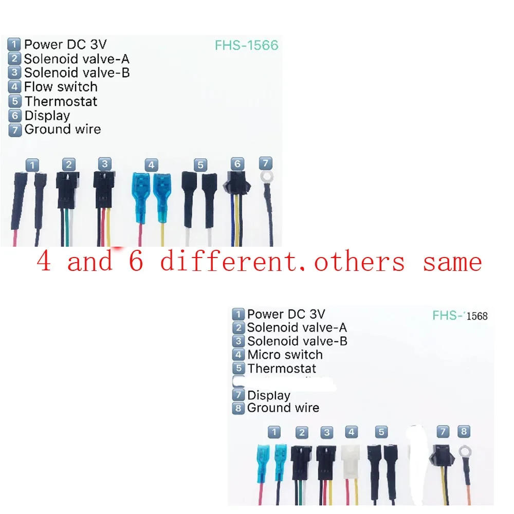 Description Picture 5 of item10 pcs Total 16 wires Model 1566 Universal DC 3V Gas stove Double ignition with Temperature control and display Pulse igniter