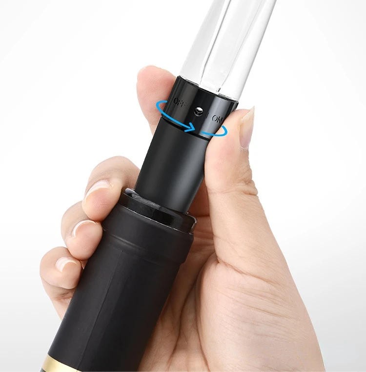 Description Picture 4 of item1/2 Pcs Stainless Steel Wine Decanter Fast Decanter Mini Wine Filter Air Intake Bottle Pourer Aerator for Home Bar Wine Decanter