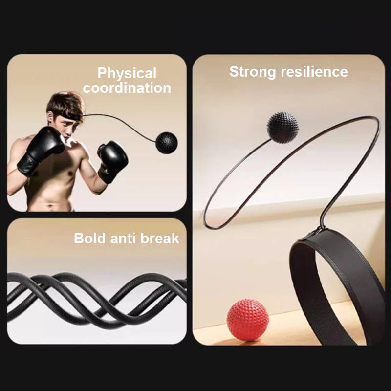 Description Picture 6 of itemBoxing Ball Punching Ball Speed Reaction Training Ball Home Fitness Exercise Boxing Equipment Gym Boxing Exercise Accessories