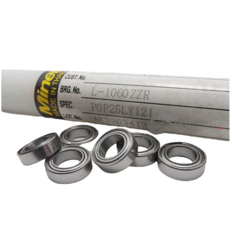 Description Picture 2 of item50pcs original Minebea NMB bearing L-1060ZZ 6x10x3mm MR106ZZ miniature ball bearings 1060 MR106 6*10*3 mm
