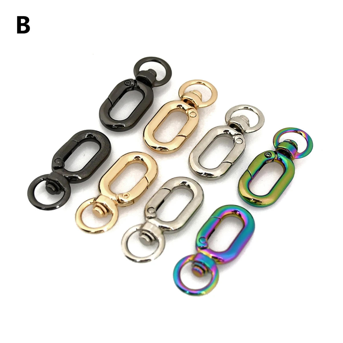 Description Picture 4 of item1pcs Metal Snap Hook Fashion Hang Buckle for Webbing Leather Craft Bag Strap Belt Garment Luggage DIY Accessory 10mm