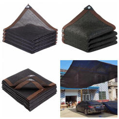 40~90% Black HDPE Anti-UV Sun Shade Net Gazebo Shelter Outdoor Pergola Canopy Sun Cover Agriculture Greenhouse Sunshade Net