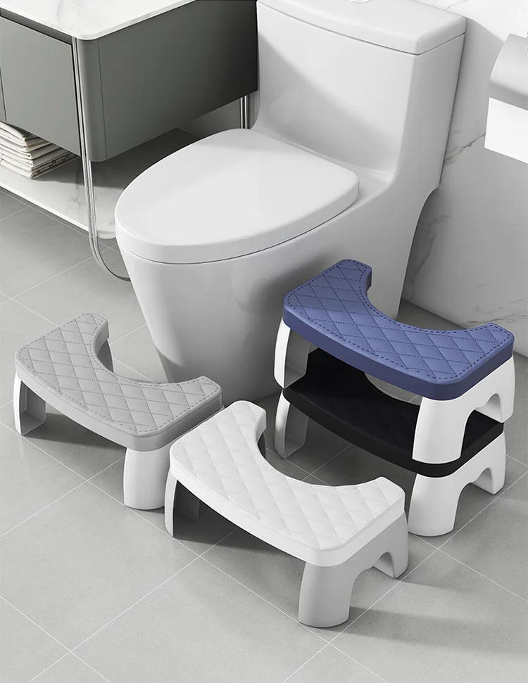 Description Picture 2 of item1PCS Toilet Squat Stool Non-slip Toilet Footrest Seat Furniture Kid Footstool Home Adult Removable Portable Bathroom Accessories