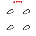 1/2/4PCS 8mm Carabiner Spring Snap Hook Spring Link Hook Clip Hook D-ring Snap Hook Aluminum Backpack Hanging Keychain Not for