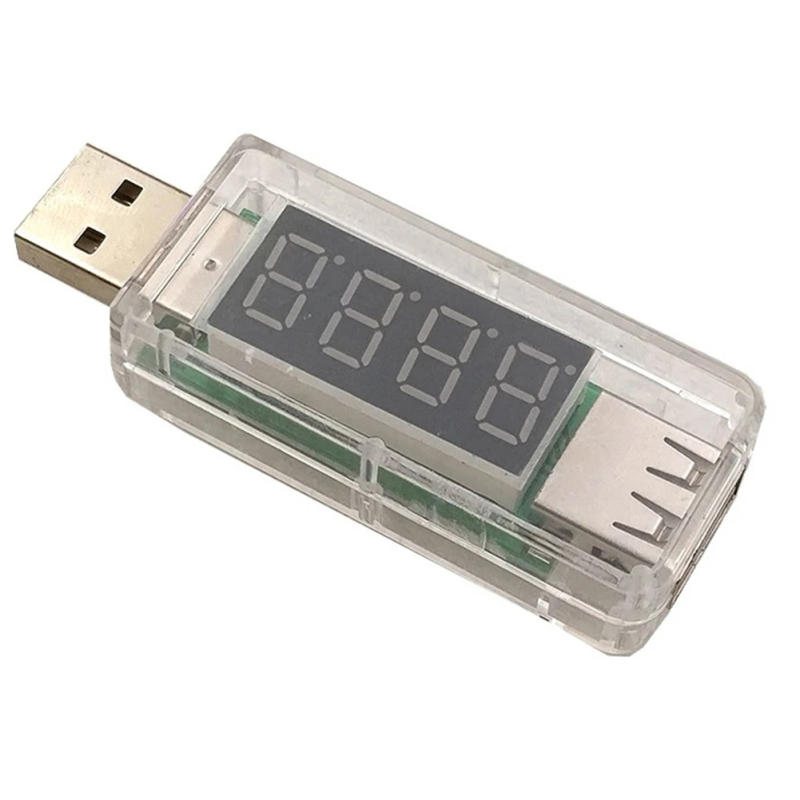 Description Picture 3 of item1pc Digital USB Mobile Power Charging Current Voltage Tester Meter Voltmeter Ammeter Electrical Instruments Parts