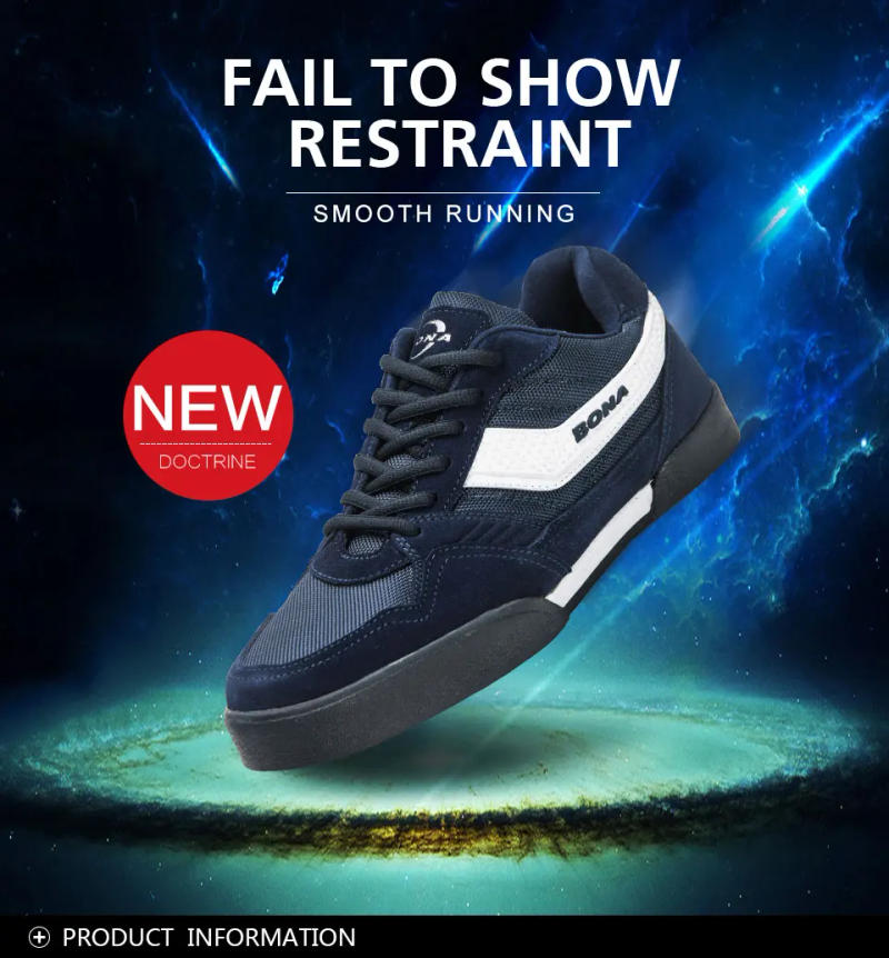 Description Picture 5 of itemBONA 2023 New Designers Man Platform Casual Sneakers Classics Skateboarding Shoes Men High Quality Antiskid Walking Sport Shoes
