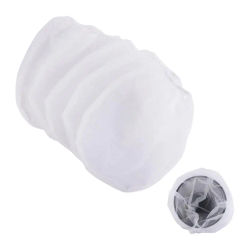 5Pcs 1/2/5 Gallon Paint Strainer Bags Top Opening Paint Tools Liquid Filter Bags White Elastic Paint Screen Net Painting