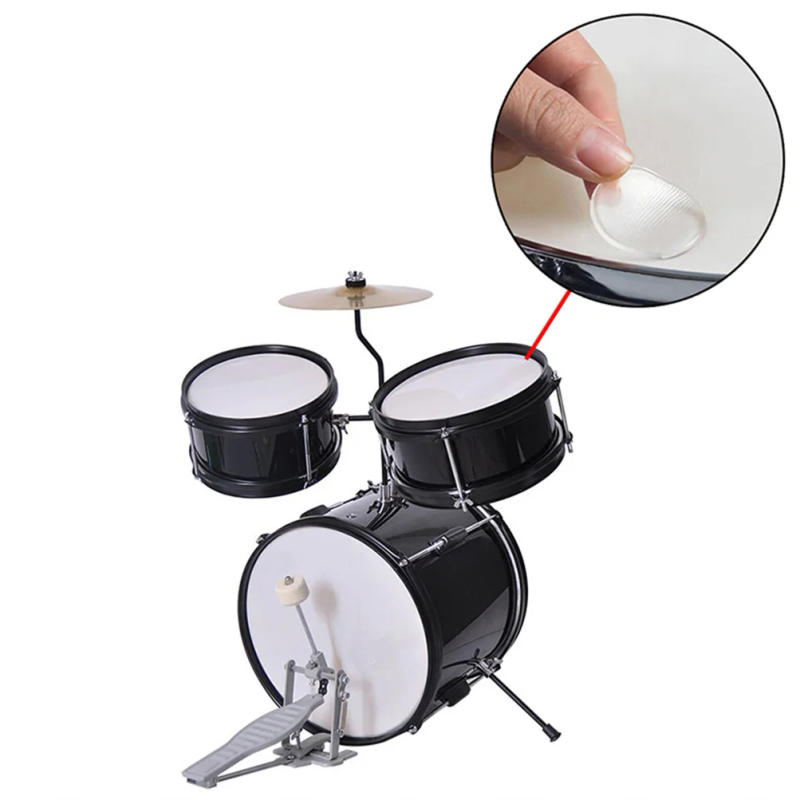 Description Picture 5 of item24pcs Drum Dampeners Get Crisp Clear Drum Tones Soft Silicone Gel Pads Soft Drum Mute Dampeners for Drums Cymbals Tone Control