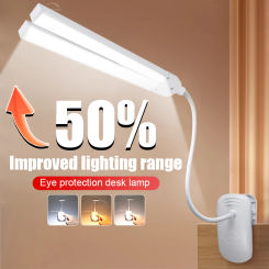 Night Light Multifunctional Touch Switch Warm LED Table Lamp with Clip Foldable Decoration Bedroom Lamp Night Reading Book Light