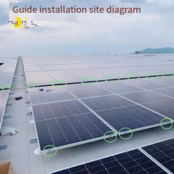 AF95-20PCS Photovoltaic Panel Drainage Buckle Surface Plate Solar Panel Water Drain Clip For Solar Panel Draining 40Mm Durable