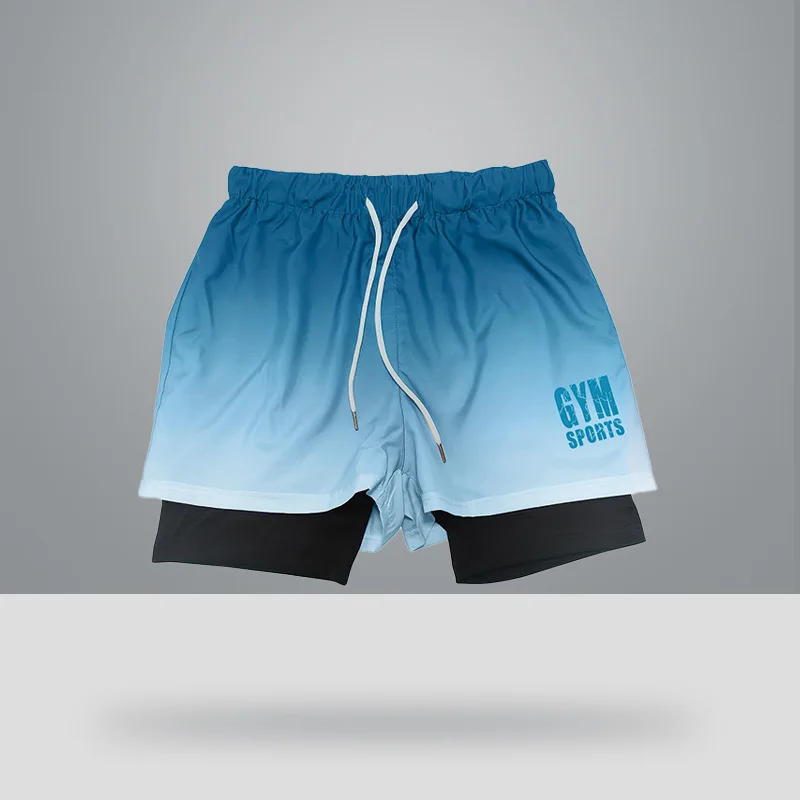 Description Picture 6 of itemNew Camo Running Shorts Men Gym Sports Shorts 2 in 1 Quick Dry Workout Training Gym Fitness Jogging Short Pant Summer Men Shorts