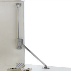 1Pcs  Cupboard Cabinet Flap Down Door Stay Drop Lid Sliding Rail Bar Reversal Side Mount