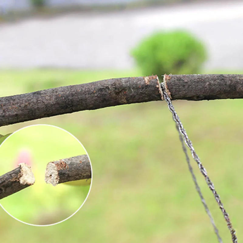 Description Picture 2 of itemOutdoor Manual Hand Steel Wire Saw Survival Tools Hand Chain Saw Cutter Portable Travel Camping Emergency Gear Steel Wire Kits