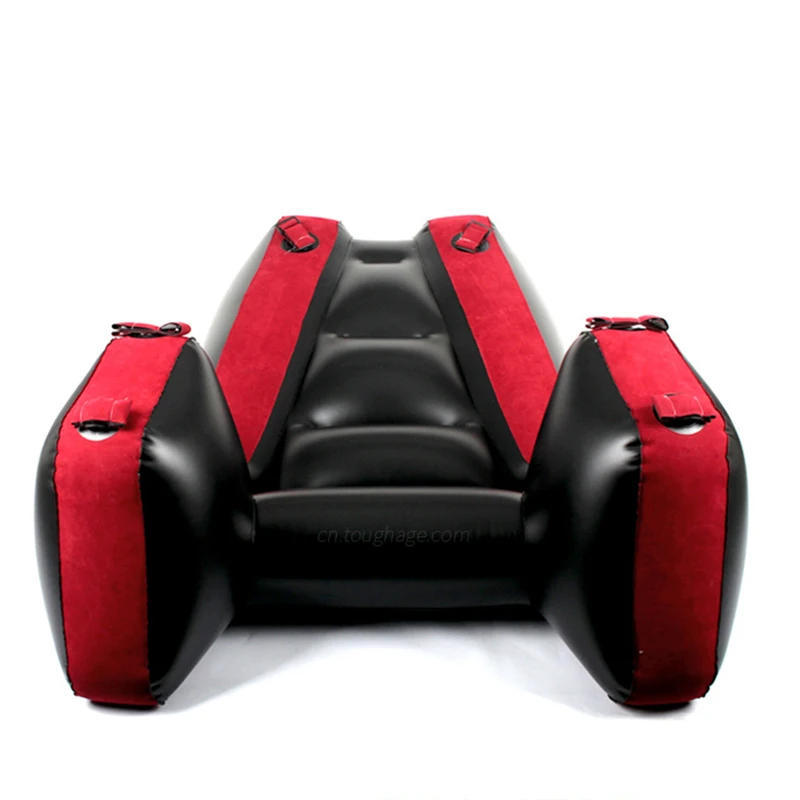 Description Picture 2 of itemLove Seat Pillow For Positions Inflatable Seats Pillow For Couple Pvc Furniture Inflatable Portable Fun Exotic Red Sofa Bed