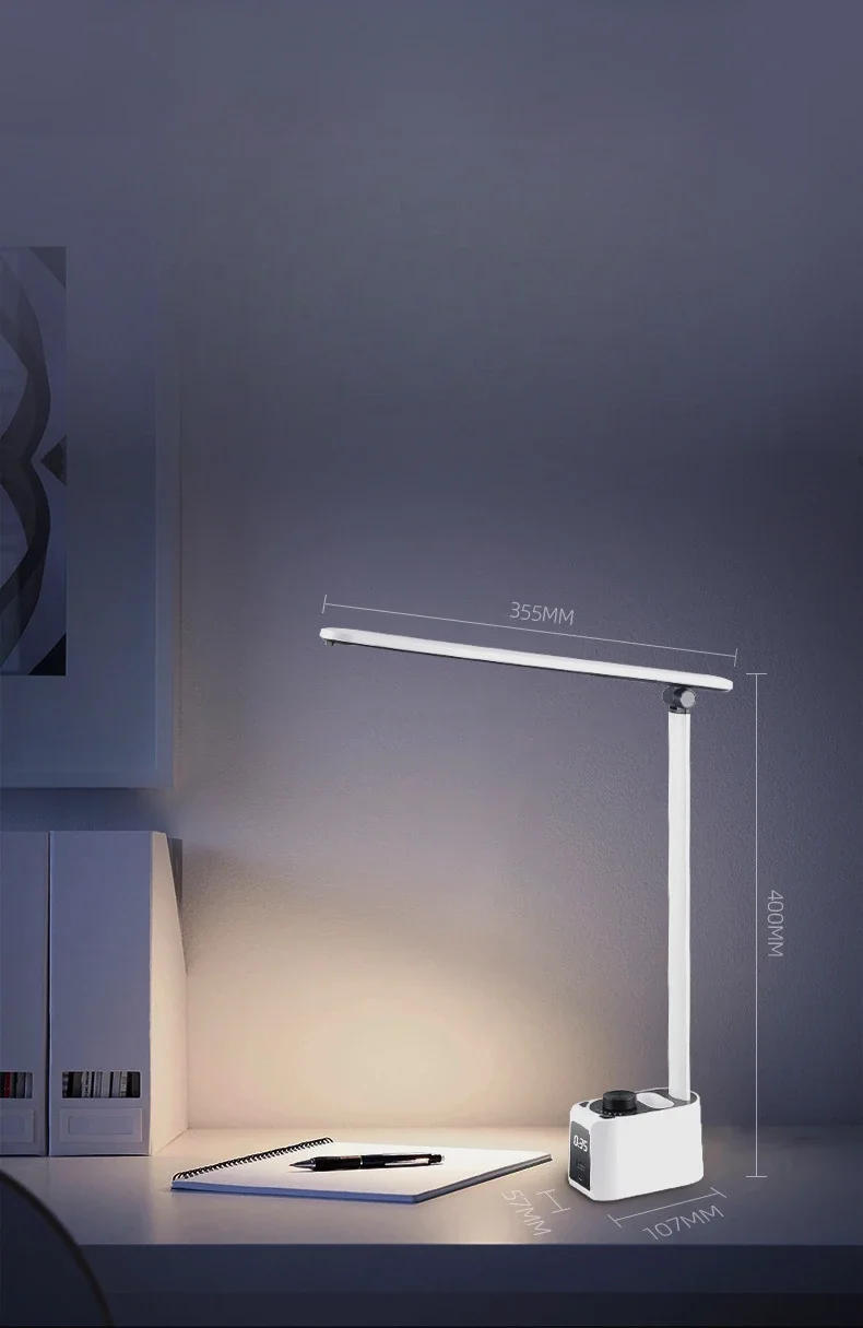 Description Picture 5 of itemLED Desk Lamp Foldable Study Dimmable Office Rechargeable Bedside Lamp for Read Brightness Eye Protect Display Screen Table Lamp