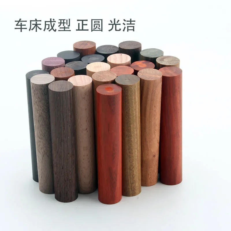Description Picture 3 of item100*20mm Wood Dowel Pins wood lumber turning blanks pen making round stick Customized size Woodworking DIY Pieces