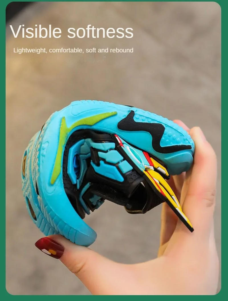 Description Picture 4 of itemBoys Sandals 1-12 Year Old Soft Sole Anti Slip Sandals Cartoon Outwear Small and Medium Sized Children Beach Sandals