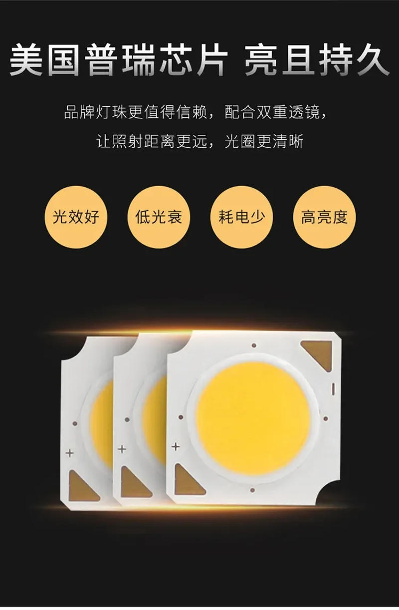 Description Picture 6 of item3/5/7/10/12/15/30W surface mounted ceiling spotlight led bar museum restaurant bar atmosphere light zoom shop aperture light Hot