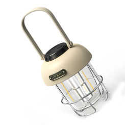 LED Camping Lamp Lights Type-C USB Charging Waterproof Portable Camping Lantern 2000mAh 270lm 3 Modes Outdoor Lighting