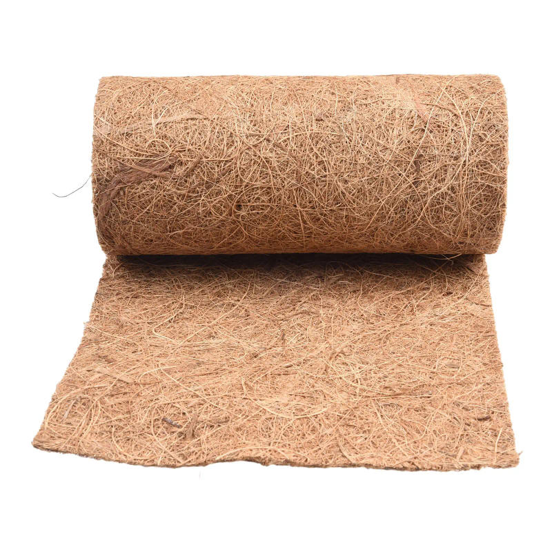 Description Picture 3 of itemCoconut Palm Mat Carpet Floor Mat Door Mat Coir Mat Soft Natural Coconut Palm Fiber Liner Bulk Roll Flower Basket Flowerpot
