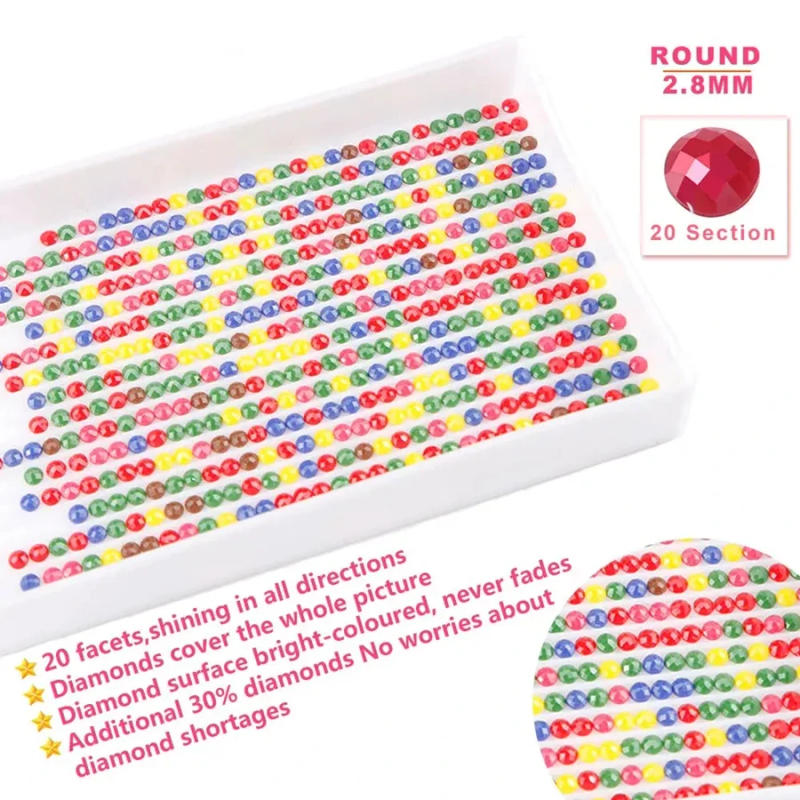 Description Picture 3 of itemKPOP South-Korean-Boy-Band-bts Cartoon Diamond Painting Pattern Crafts Cross Stitch 5D DIY Art Mosaic House Decor New Offers