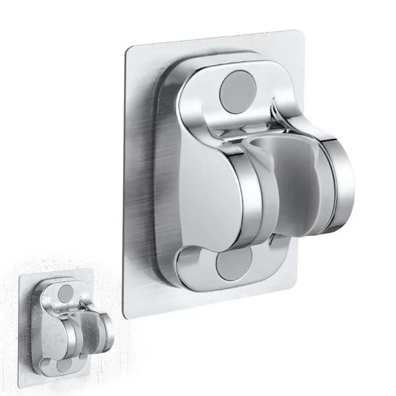 Description Picture 6 of itemShower Head Holder Bathroom Wall Mount Bracket Adjustable Self-adhesive Drill Free Handheld Sprayer Fixed Base Support