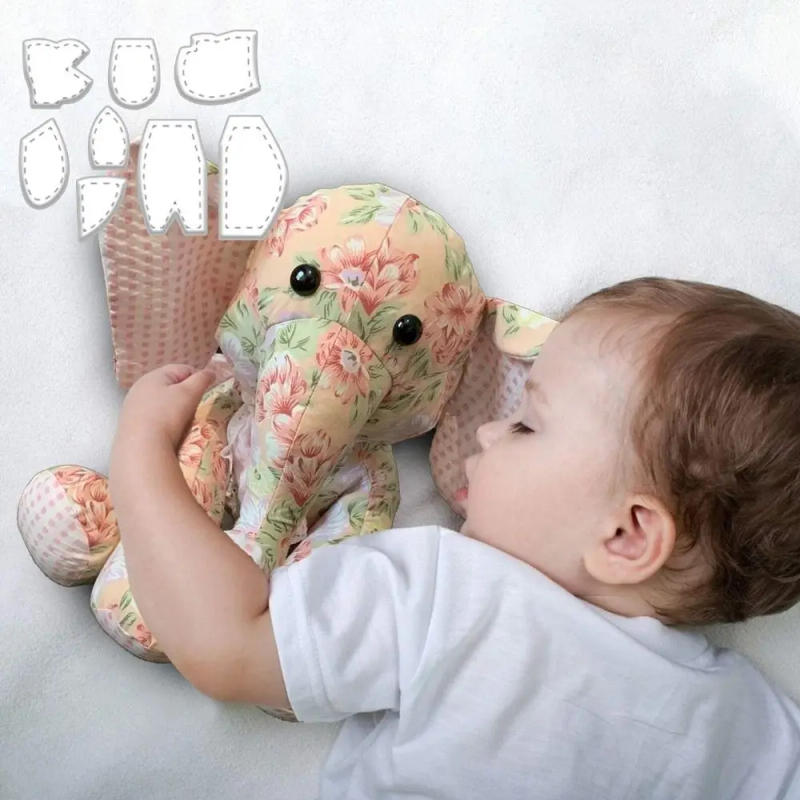 Description Picture 5 of item8PCS Memory Elephant Template Ruler Set Acrylic Elephant Template Sewing Pattern DIY Craft Sewing  Accessories