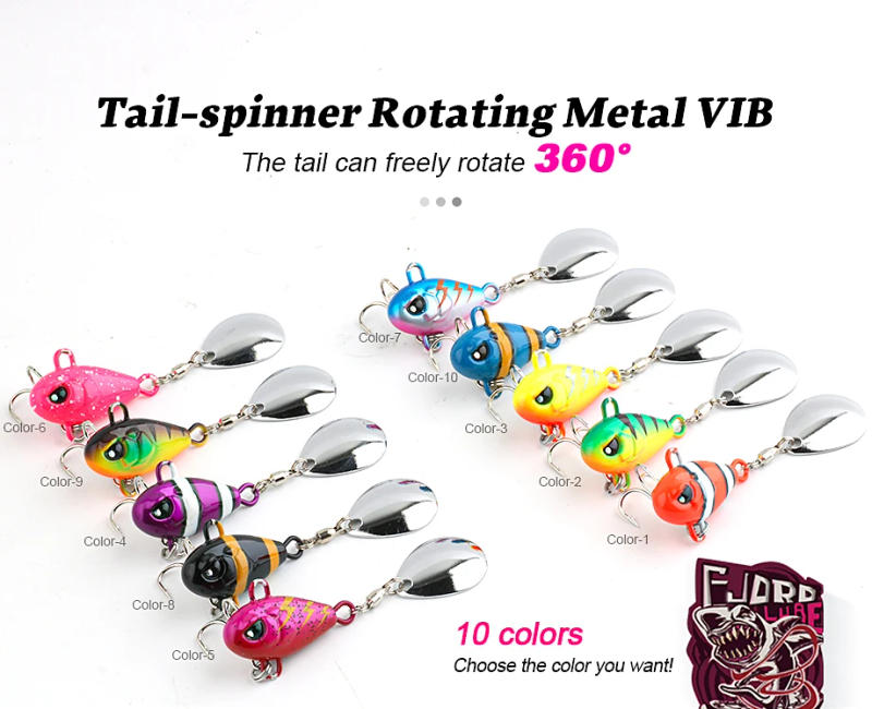 Description Picture 2 of itemFJORD Tail Spinner Baits 7g 10.5g 14g 21g Fishing Lure Vib Metal Casting Shore Jig Spoon Fishing Artificial Bait Accessories