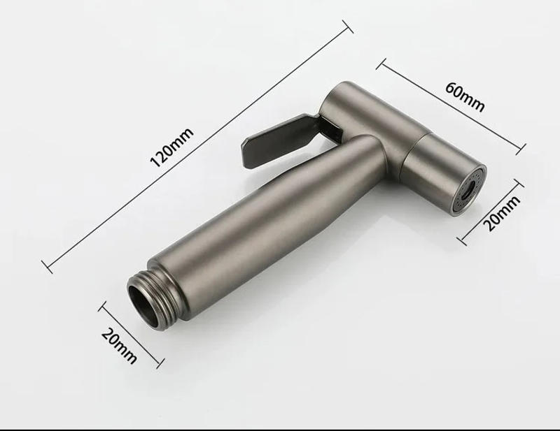 Description Picture 2 of itemBrush Gold Handheld Toilet bidet sprayer set Accessories Black Bidet Faucet for Bathroom sprayer shower head self cleaning