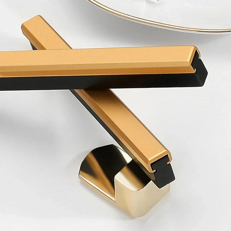 Description Picture 4 of itemBlack Gold Kitchen Cabinet Handles Wardrobe Door Long Handle Cupboard Door Pulls Drawer Knobs Fashion Furniture Hardware