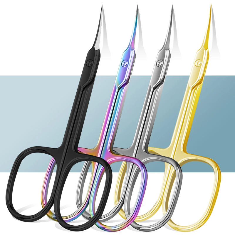 Description Picture 3 of item1Pcs Nail Cuticle Scissors Eyebrows/Eyelashes Mustache Multi-Purpose Cuticle Extra Fine Curved- Professional Manicure Scissors