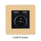 2 USB FR Socket