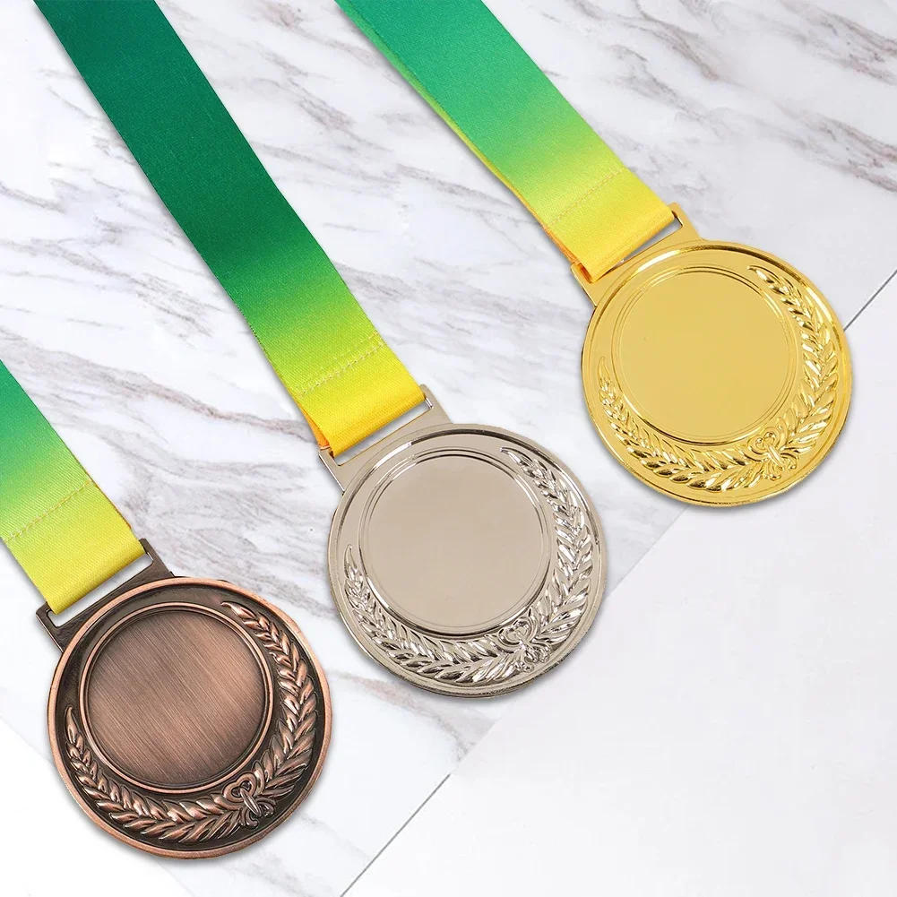 Description Picture 4 of item6.5cm Metal Medals Award Sports Class Rewards Free Customized Printed or Engraved LOGO Medal Award For Competitions Souvenir