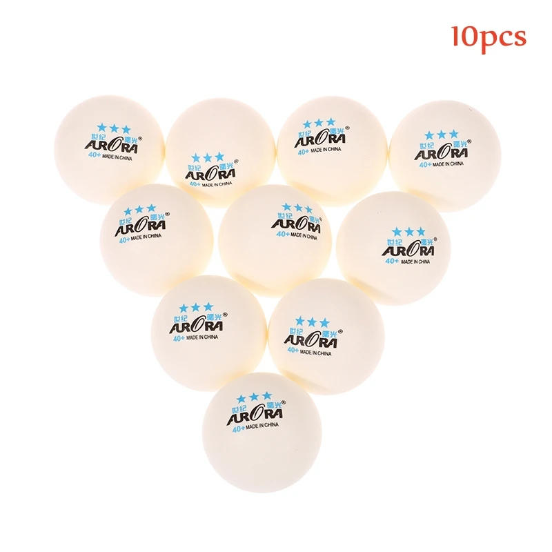 Description Picture 4 of item10Pcs 3 Star Ping Pong Balls ABS+ Material Professional Table Tennis Balls TTF Standard Table Tennis For Competition